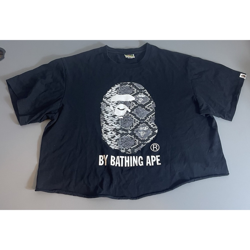Bape Women's Cropped T-Shirt Size 2XL